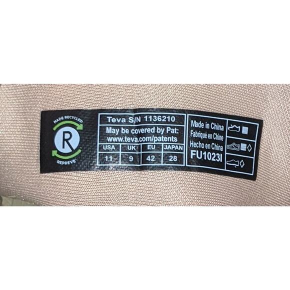 Teva Women's Hurricane Verge Slide Sandals Eucalyptus 1136210 EUC Size 11 - Picture 7 of 8